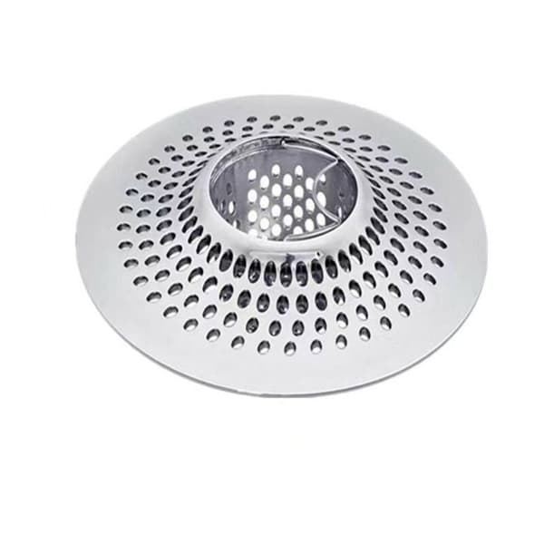 Hårfilter i rustfritt stål for badekar og dusj