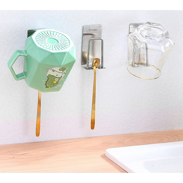 Tandborstmugg i rostfritt stål 304, tandborsthållare, tvättbar