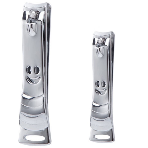 Nail Clippers, 2 Pieces Stainless Steel Nail Clipper with Nail