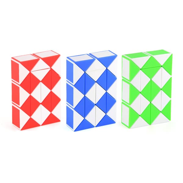 3 Mini Magic Snake 24 osaa Syntymäpäivälahja Kutsu