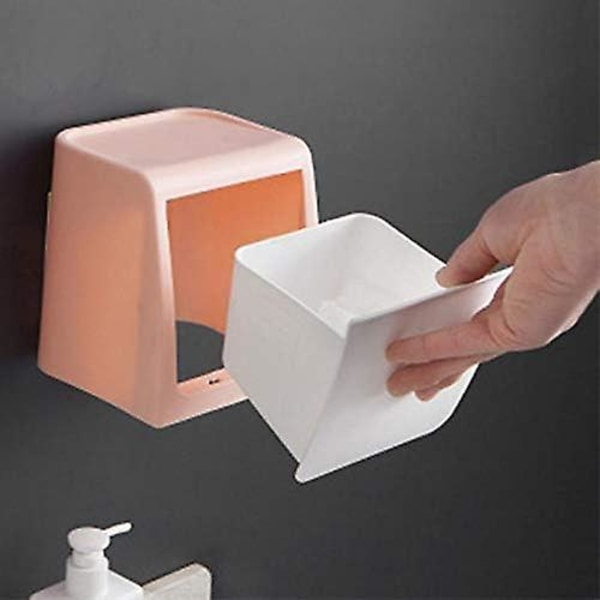 Mini seinälle kiinnitettävä roskakori, rei'ittämätön keittiön jäteastia, jäteastia keittiöön, kylpyhuoneeseen, WC:hen, toimistoon - Harmaa