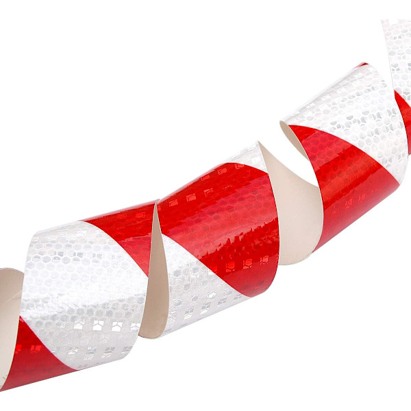 Reflekterende Tape, 25m*50mm Prismatisk Vandafvisende Vinklet Form Sikkerhed