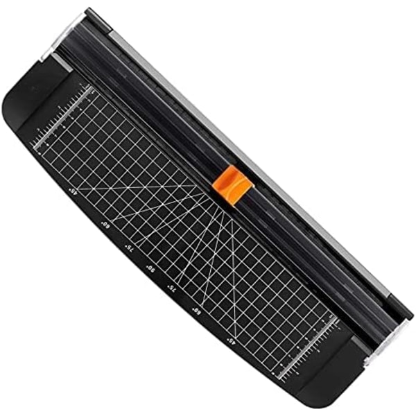 1 styk (Sort) A4 Papirklipper, Papirtrimmer Guillotin med