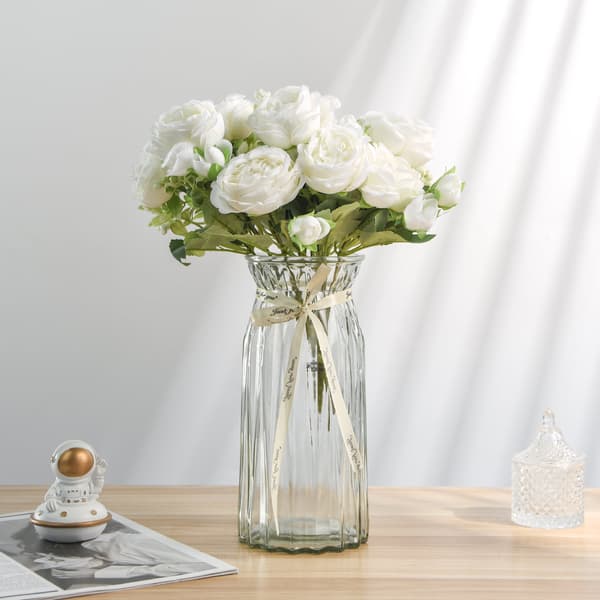2 stk (Hvit) Kunstige Blomster til Senterpynt Kunstige