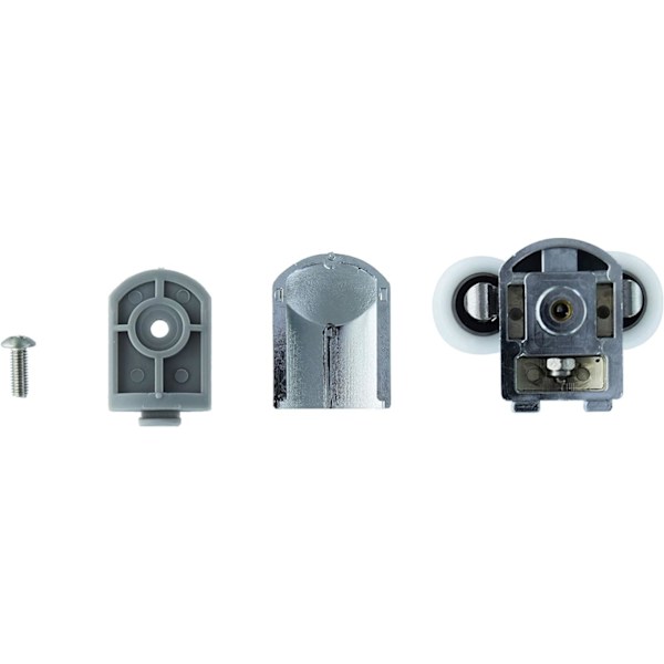 Duschdörrrullar 23mm Övre och Nedre (2-pack) Zink-legering -