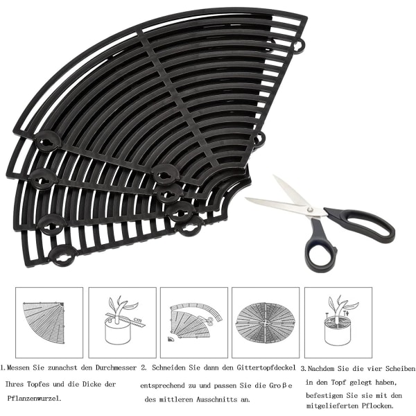 1 stk. 30 cm Sort Hullet Solidifieret Anti-Sænkning Anti-Barn