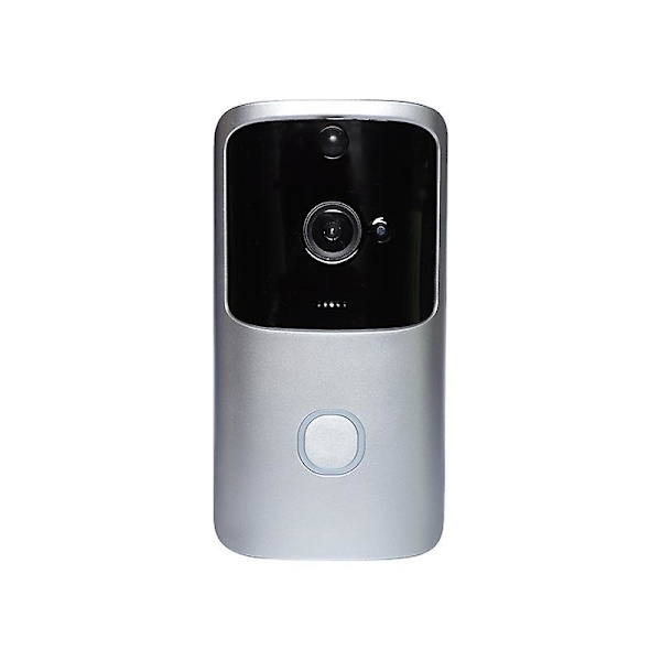 (Sort) To-vejs lyd, HD-video, bevægelses- og ringe-app-alarmer, nem opsætning, vejrbestandig og Alexa-aktiveret kablet eller trådløs