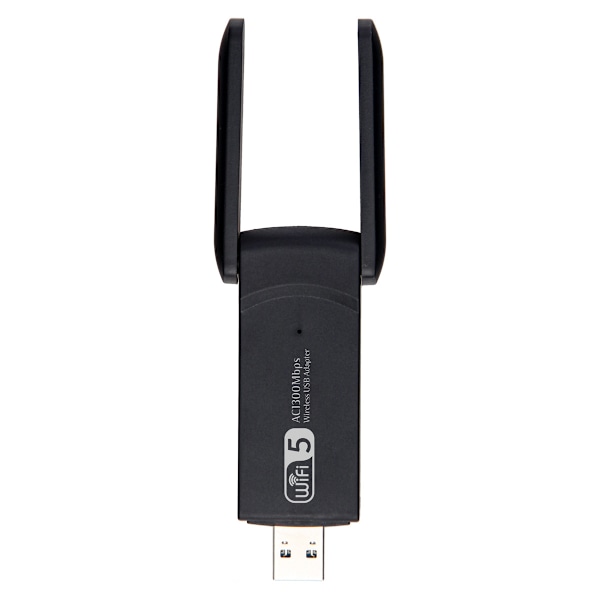 1300Mbps 2.4G/5G Dual Band USB 3.0 WiFi-adapter med antenn