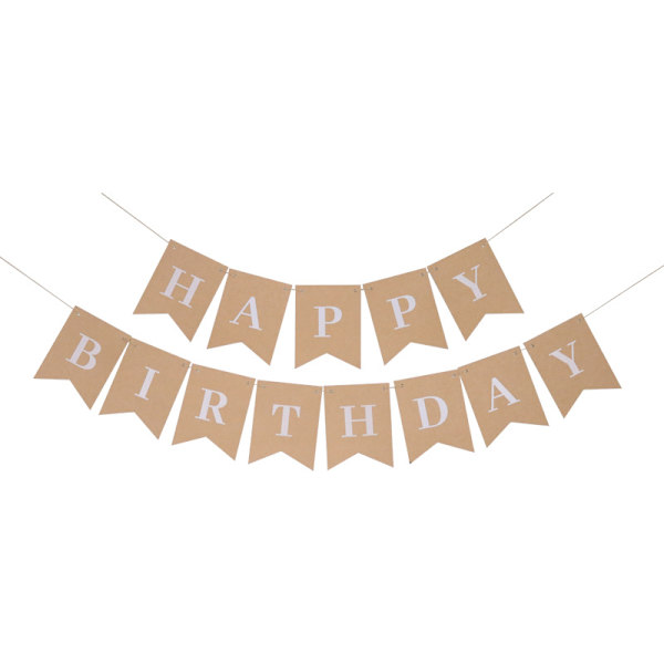 DIY Personlig Banner-Set, Anpassningsbar Banner-Set i Jute för