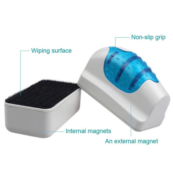 Magnet akvarierengörare, magnetisk alg skrapa för akvarieglas