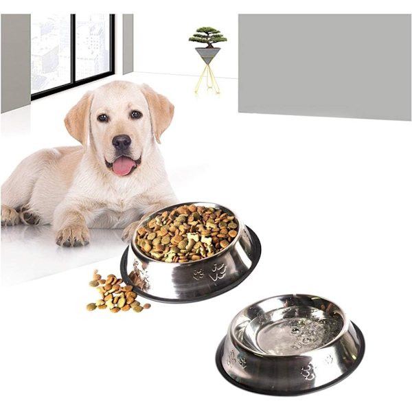 Pet Stainless Steel Foder Skål (Skål lavet af rustfrit stål