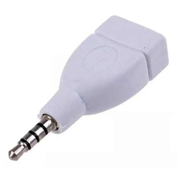 2x3,5 mm Han-Audiokontakt till USB 2.0-adapter