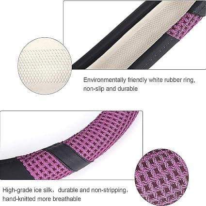 (Lilla) Mikrofiber Rattskinn Mykt Lær Is Silke