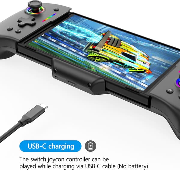 Switch-controllere til Nintendo Switch/OLED, Opgraderet Ergonomisk Håndholdt Tilstand Nintendo Switch OLED Controller i Fuld Størrelse