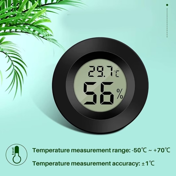 Mini Digital LCD Termometer Hygrometer Temperatur Luftfuktighet