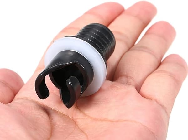 2 stk oppblåsbare båt kajakk luftventil inflator adapter AIR FOOT