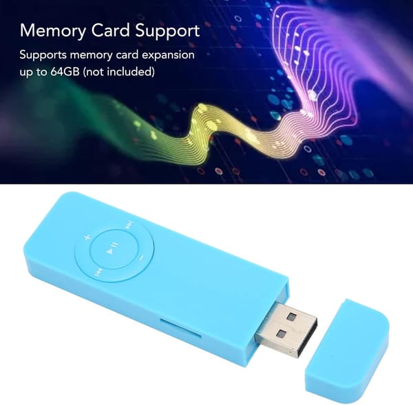 Player (Blå) MP3, Student USB MP3 Afspiller Børne MP3 Afspiller