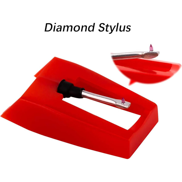 6 styli för skivspelare - Turntable Needles Stylus