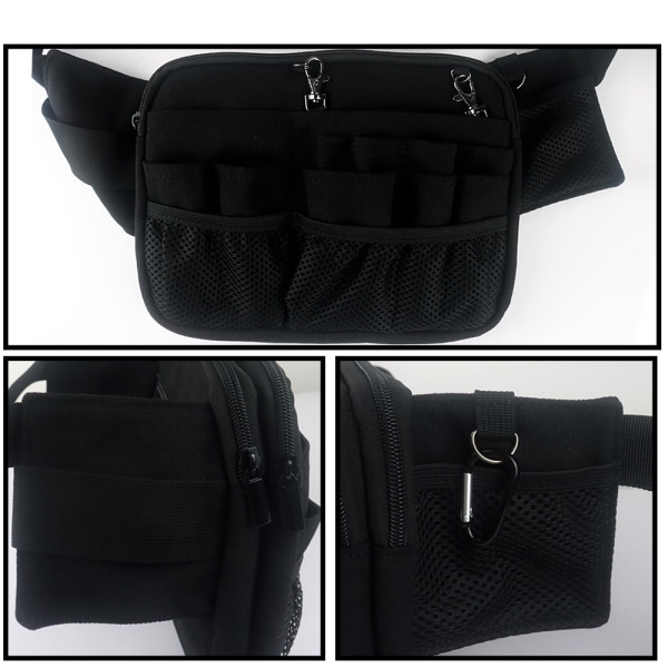 1 stk svart multi-rom og tapeholder multifunksjonell