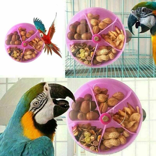 Pyörivä papukaija lelu pyörivä pyörä linnut pyörivä lelu papukaijalle