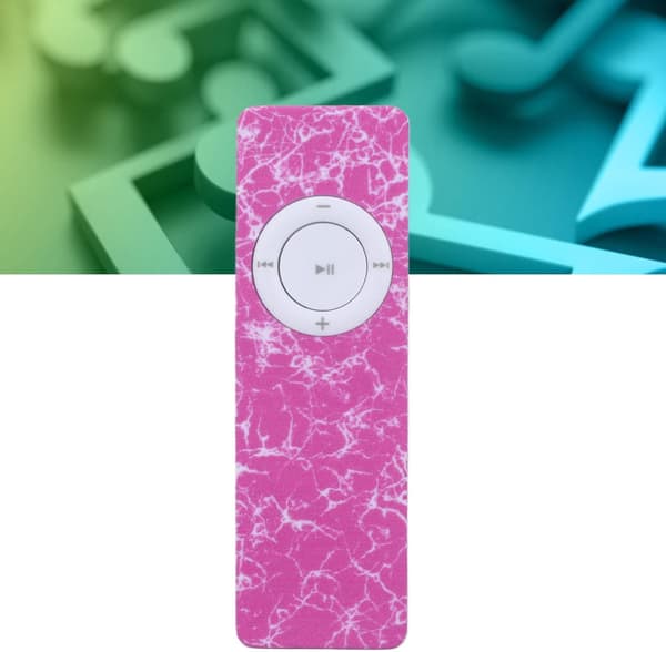 Pink MP3-afspiller, skolegave til børn Højtro MP3-afspiller