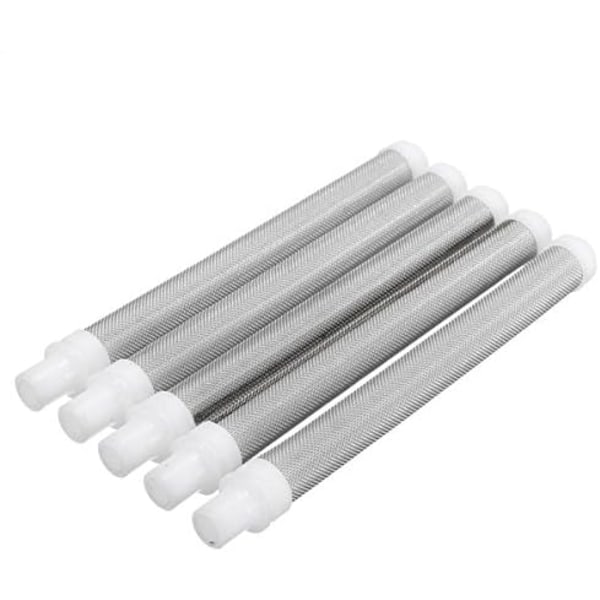 10cm, 5 st, in-line 60 mesh luftlös sprutpistolfilter filter
