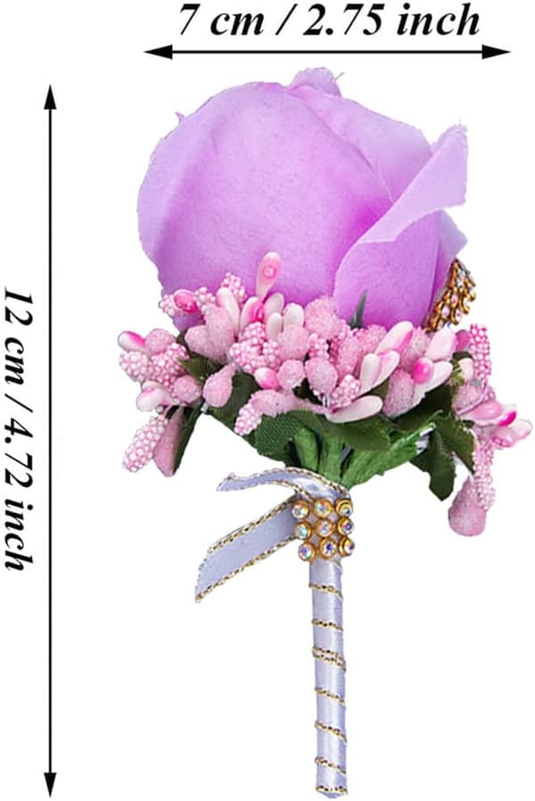 2 stycken herrbukett, rosbukett, bröllopsbröstblomma,
