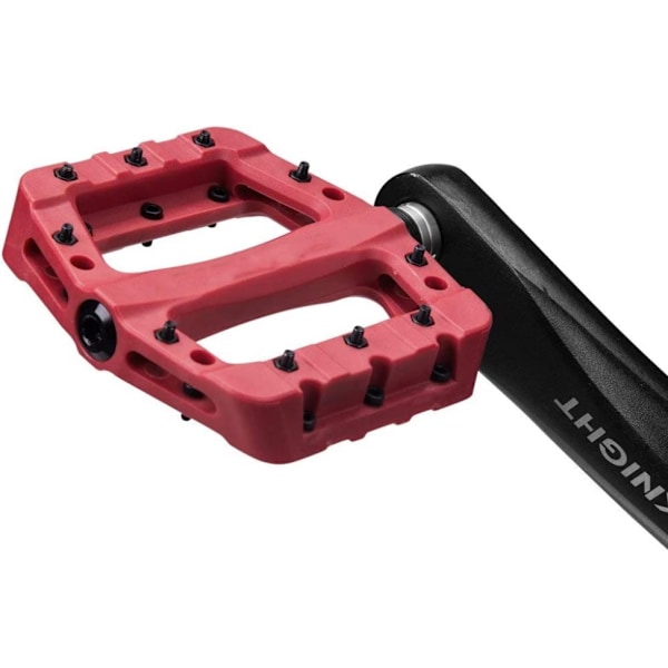 Par Nylonplattformspedaler 12*10.5cm Landsvägscykel 3 Lager Halksäkra
