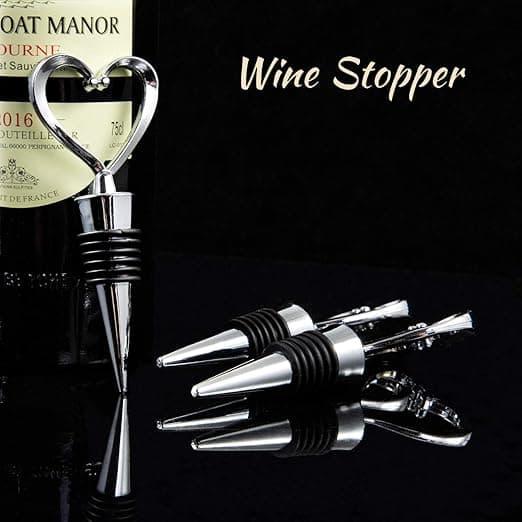 3 hjerteformede korkpropper Hjerteformede korkpropper Genanvendelige champagnepropper