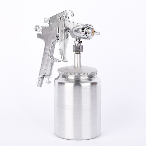 1000 ml kapacitet Airbrush Målningsverktyg Spraypistol Färg Silver