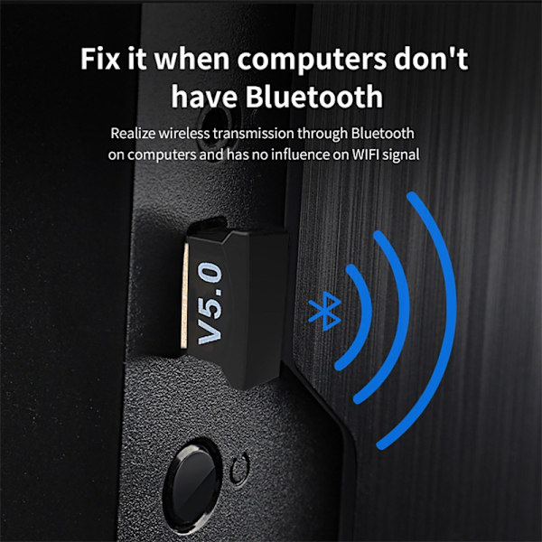 Tre-delt sett Bluetooth 5.0 Adapter CSR4.0 Bluetooth Adapter