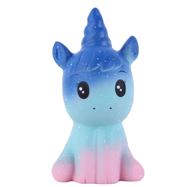 Squishies Enhörning Häst Galaxy Squishy Långsamt Stigande Kläm Leksaker