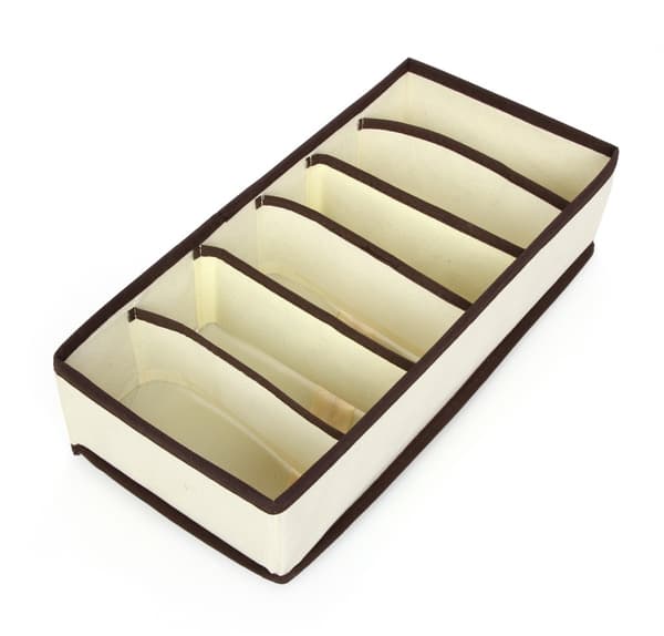 4-delt sæt skuffesortering, stofopbevaringsboks, garderobe