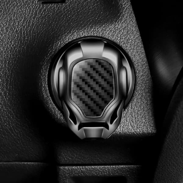 1 universal motorstartknapdæksel, zinklegering - nøgle start