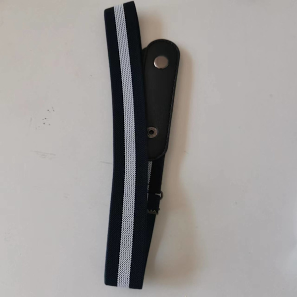 Blå, vit och blå elastisk midjeband 100 cm osynlig