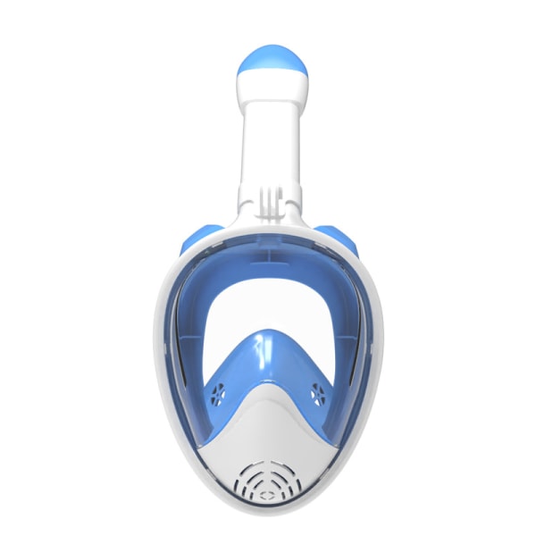 1 st （Bao blå） Snorkelmask, Full Face Snorkelmask med