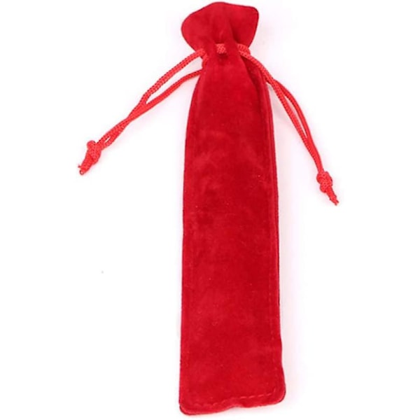 pcs Farverige Fløjls Pen Pung Snøretræk Snøretræk Pen Pung Vaskbar Bløde Tasker Pen Sleeve Holder Blyant Etui Gave Pen Pung Tilfældig Farve(r)
