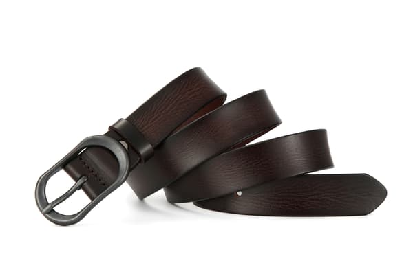 Vintage Äkta Läder Dam Smal Jeansbälte - Mode