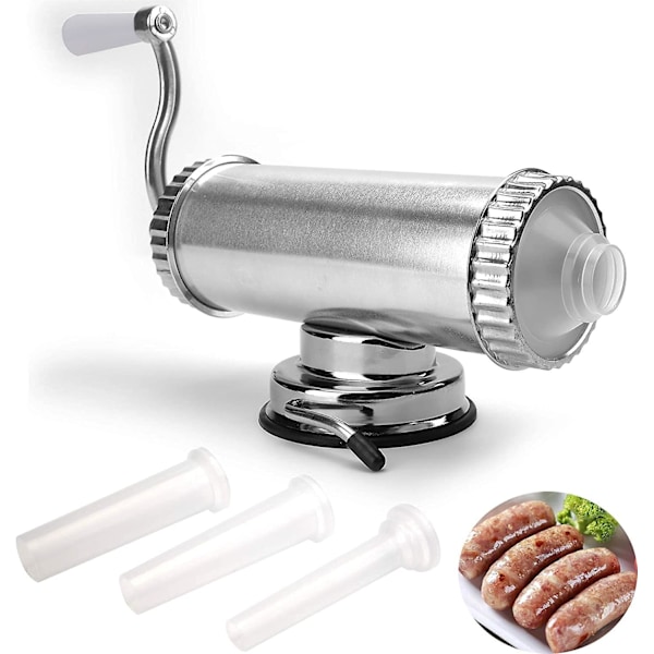 2024,Sausage Stuffer - Horizontal Kitchen Stuffing Maker Stainless Steel Meat Sausage Machine for Househo