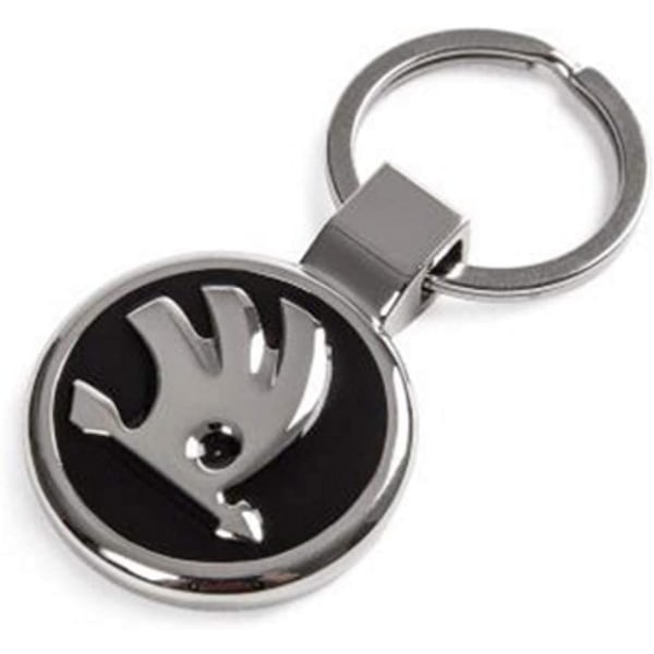 Metall nøkkelring med token for Trolley Sølv One size