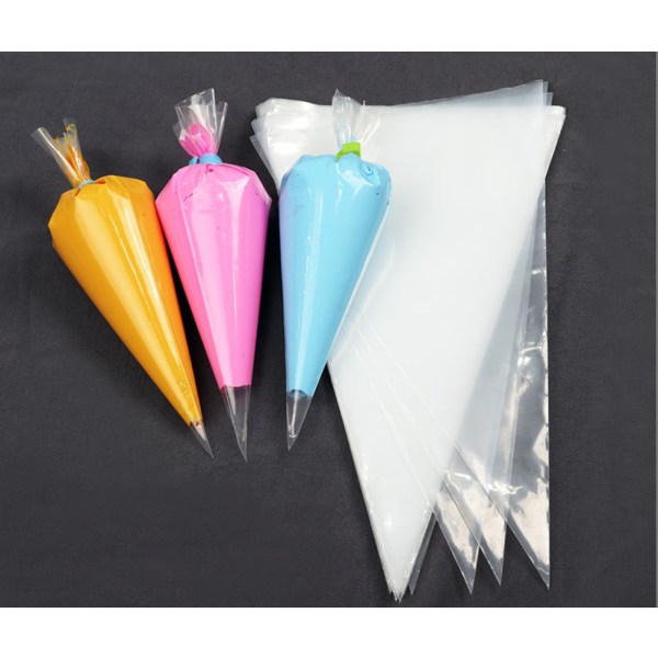 100 Professional Disposable Piping Bags (Sizes:  36*19cm)