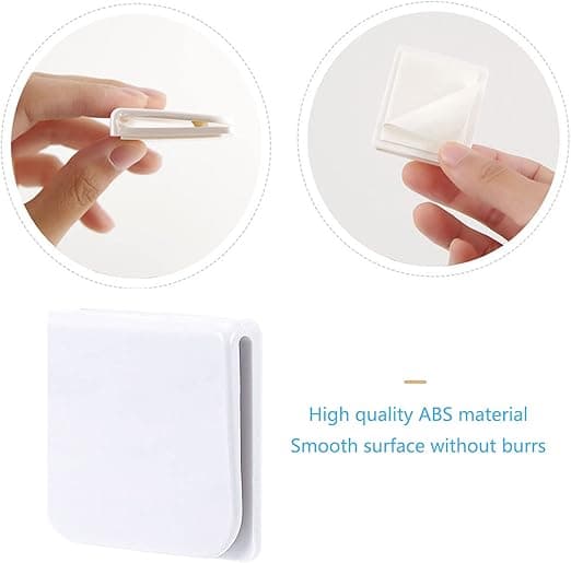 4-pack Duschdraperi-klämmor Duschdraperi-hållare Självhäftande