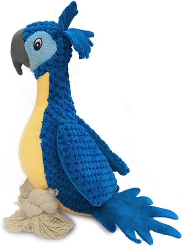 Plush Hundefile for Valp og Medium Store Hunder, 14*30cm, Kvitrende
