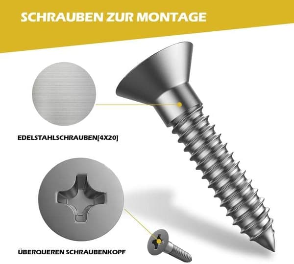 Premium rustfrie stålstudier for S/M modell gressklipper 2mm