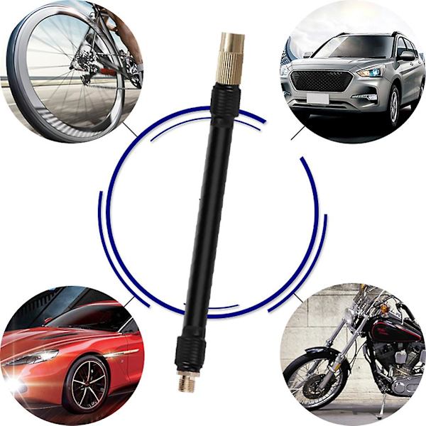 Slange for automatisk dekkpumpe, god tettende gummislange for bil- og motorsykkeldekk