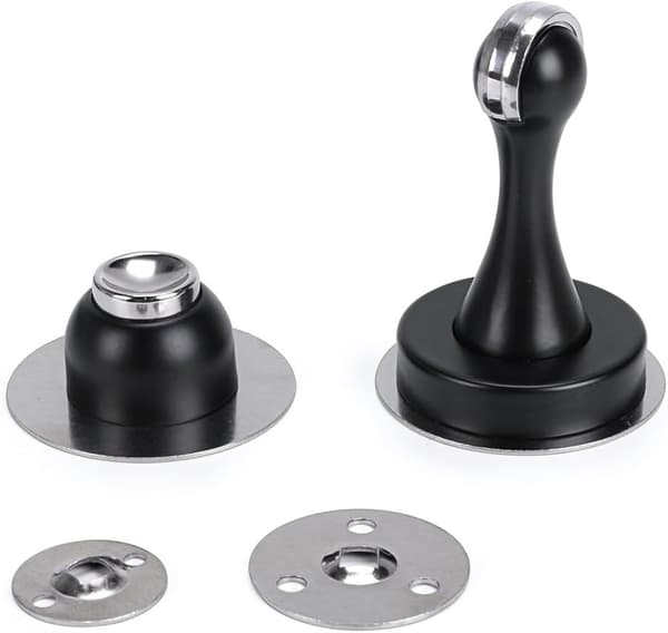 Magnetisk dørstopper, sort