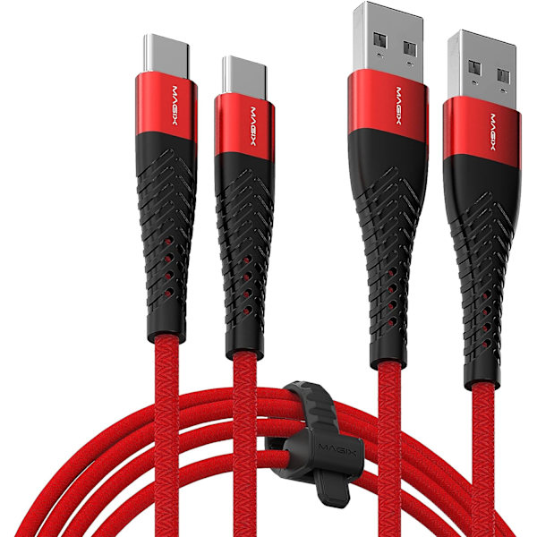 USB-C Laddningskabel 3A, Snabbladdning QC 3.0, Hög Hållbarhet