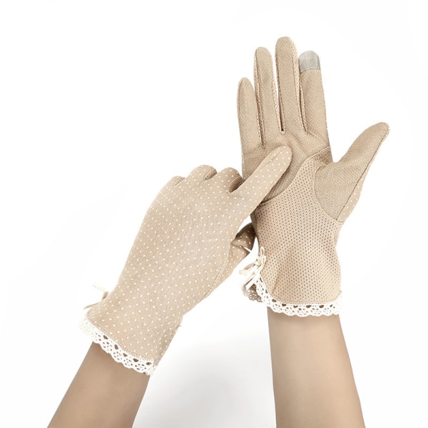 kvinder Uv Solbeskyttelse Lange Handsker Fuldfinger Touchscreen Ikke