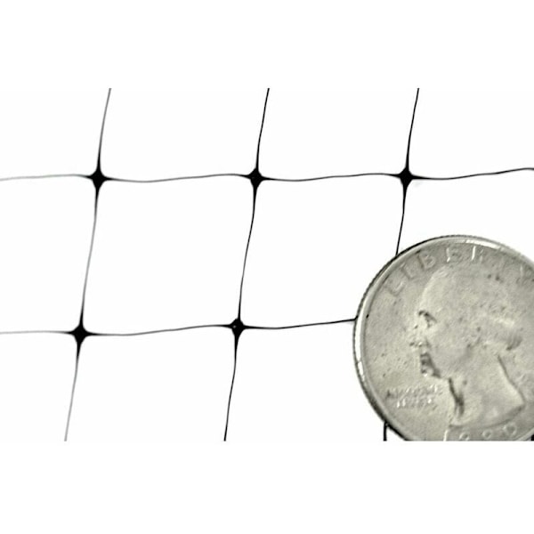 Robust og gjenbrukbar fuglenett - 2 x 20 m - holdbart beskyttelsesnett - 2 cm nett