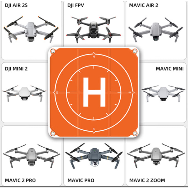 Drone Landing Pad Pro V2, Foldbar Landingsplads til MAVIC 3/ DJI A